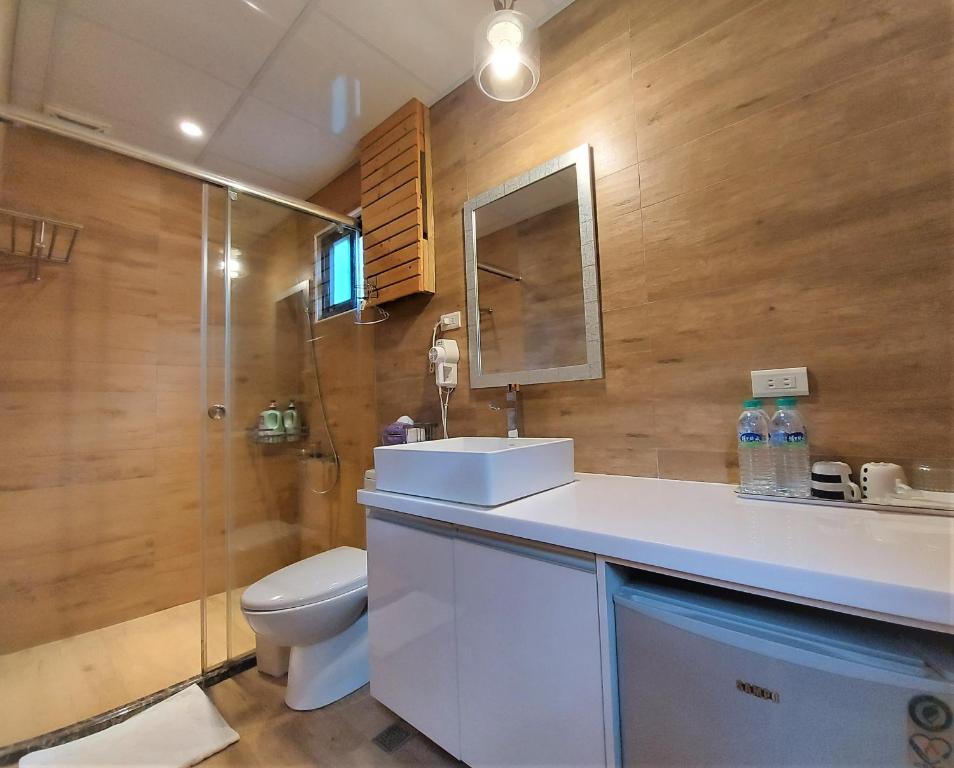 Koupelna v ubytování Dosun B&B