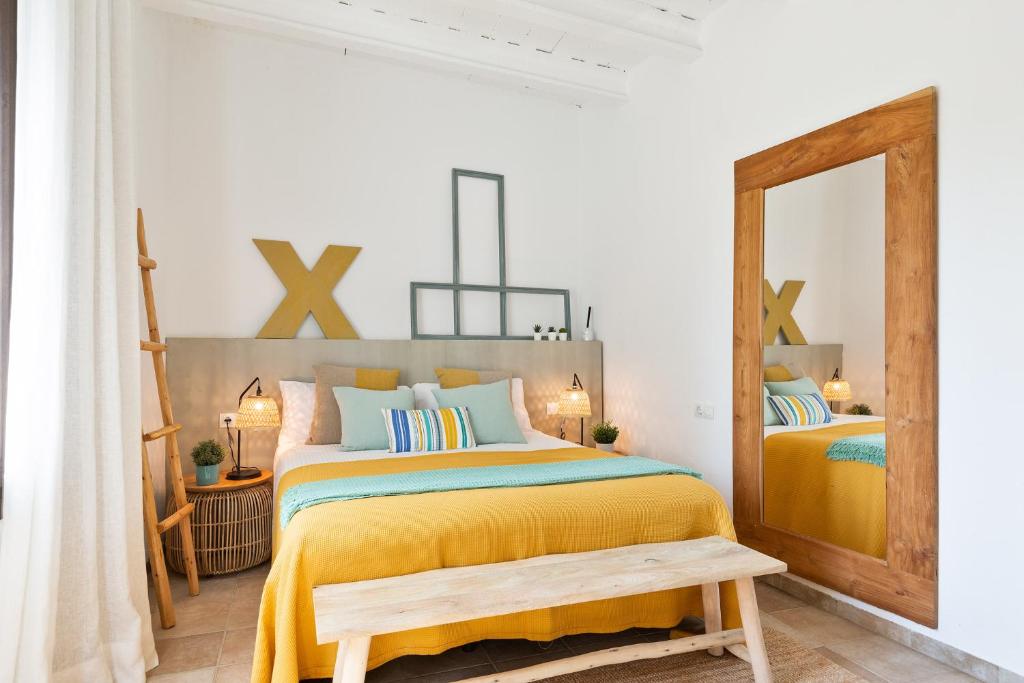 Postel nebo postele na pokoji v ubytování Sant Mori- La Escala Boutique apartment
