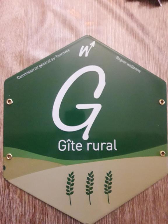 Majutusasutuses Label Semois Gite rural 3 épis olev sertifikaat, autasu, silt või muu dokument