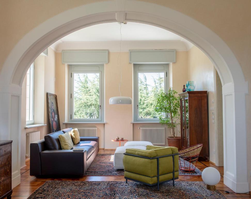 Posedenie v ubytovaní Villa della Giovanna by VacaVilla