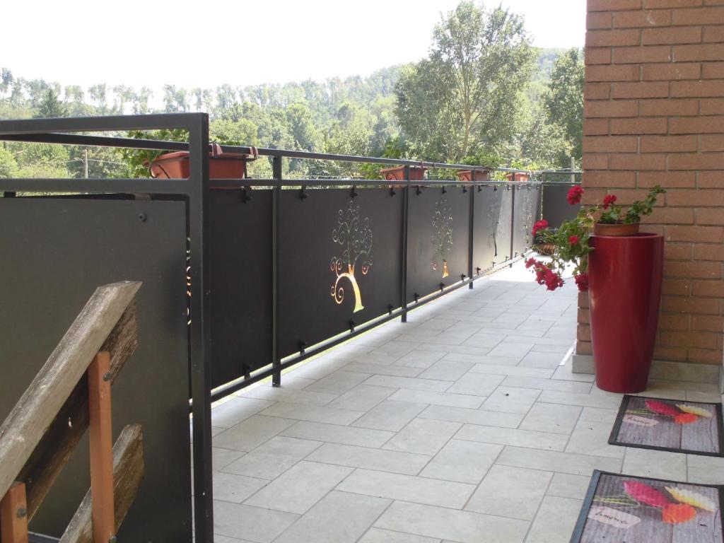 Ein Balkon oder eine Terrasse in der Unterkunft VILLA COLLE