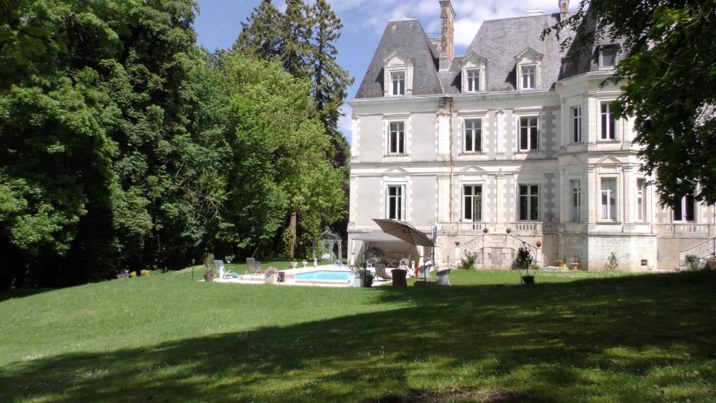 Zahrada ubytování Château de Saint-Bohaire