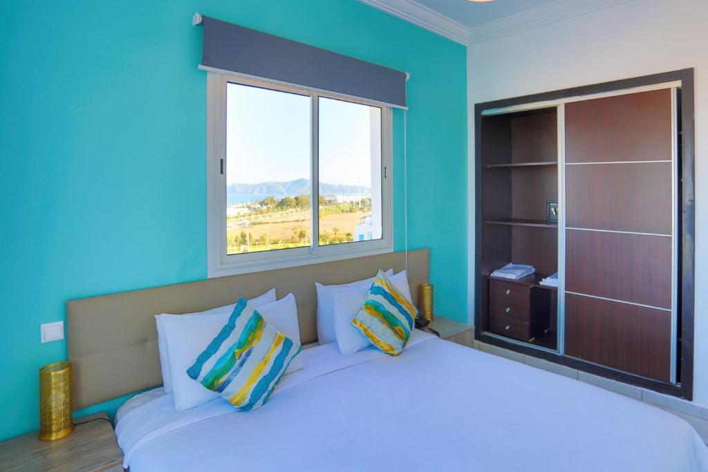 Postel nebo postele na pokoji v ubytování L'escale Appart-hôtel By 7AV HOTELS
