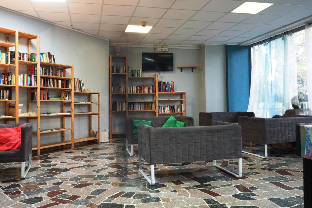 Posezení v ubytování Hi! Ostello Milano