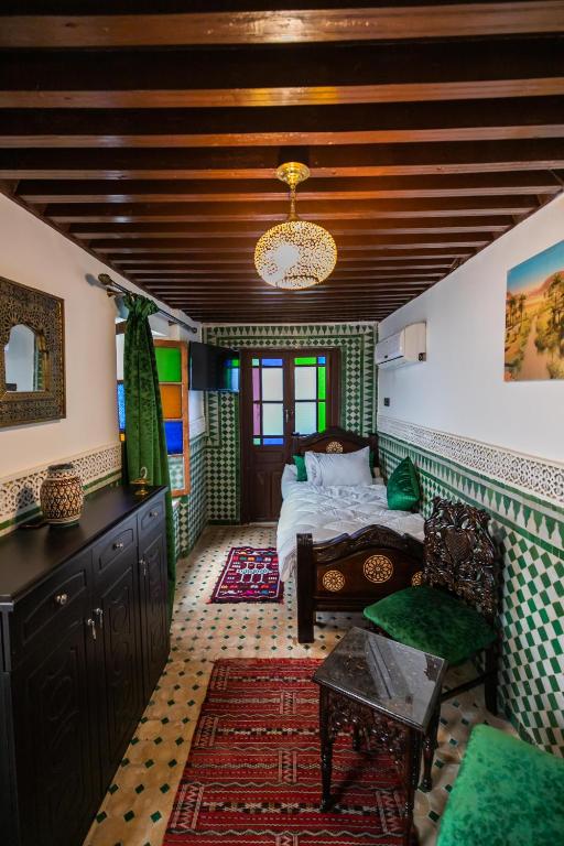 Posezení v ubytování Palais Riad Chahd Luxury