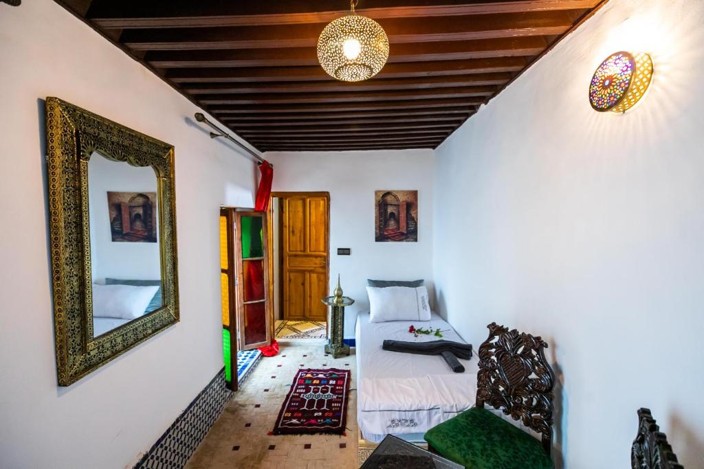 Posezení v ubytování Palais Riad Chahd Luxury