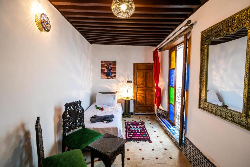 Posezení v ubytování Palais Riad Chahd Luxury