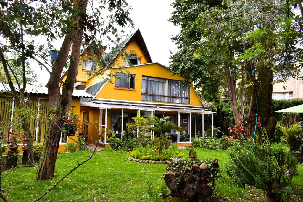 Zahrada ubytování Casa Iris