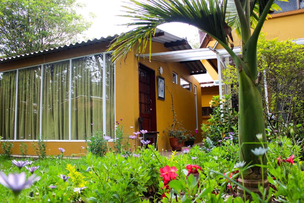 Zahrada ubytování Casa Iris