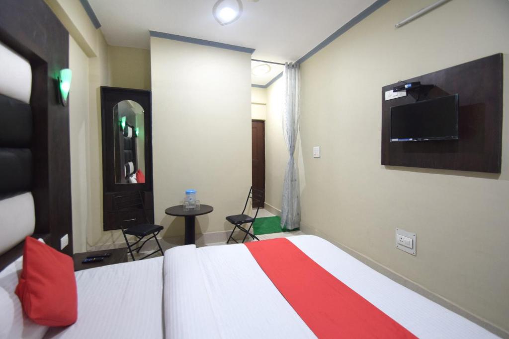 TV a/nebo společenská místnost v ubytování Hotel Samar