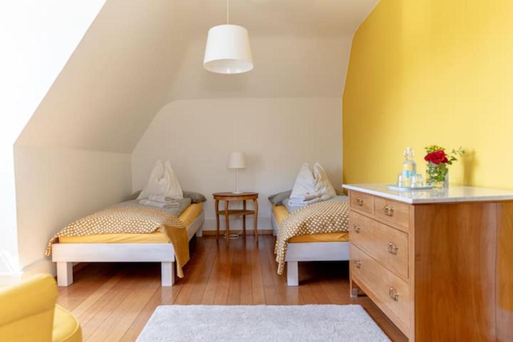 Posezení v ubytování Gästehaus Sonne