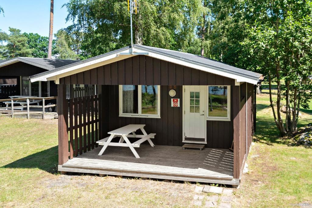 Zahrada ubytování First Camp Ekudden-Mariestad
