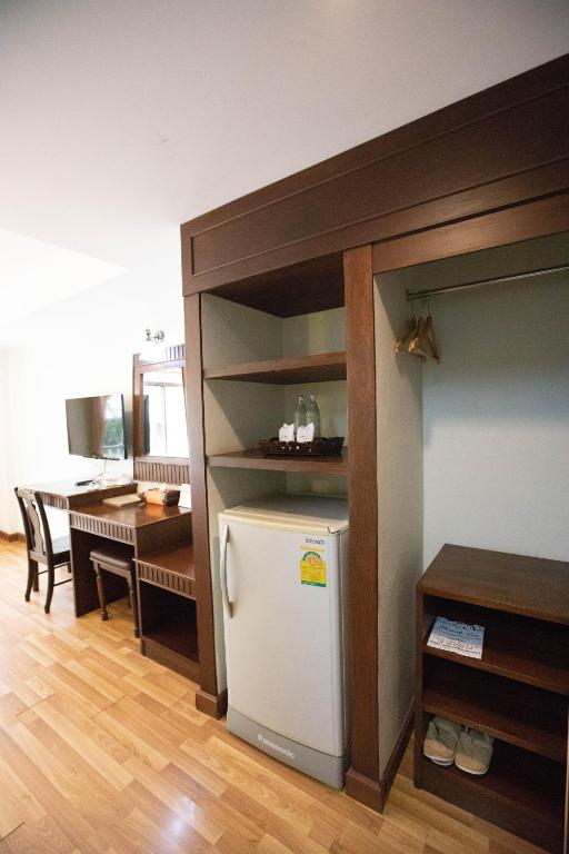A cozinha ou kitchenette de Luckswan Resort Chiang Rai - SHA Extra Plus