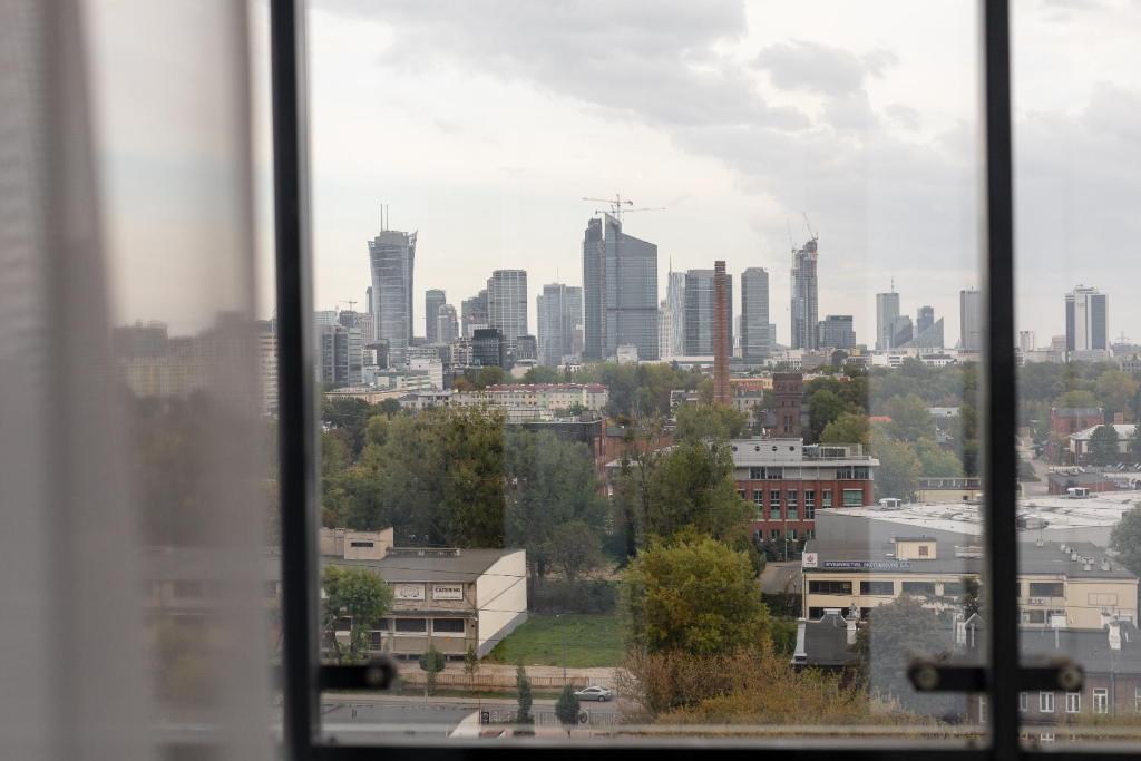 Výhľad na mesto Varšava alebo výhľad na mesto priamo z apartmánu
