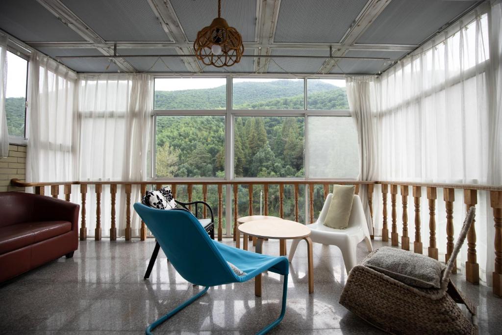 Posezení v ubytování Moganshan Bamboo View Guesthouse