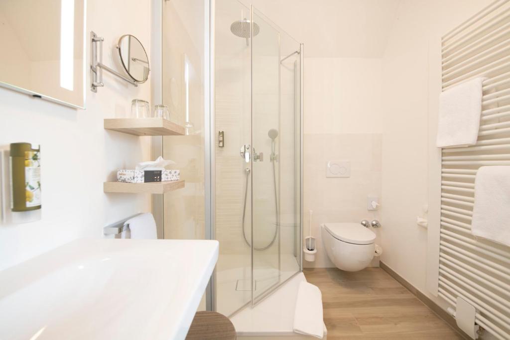 Koupelna v ubytování Landhotel Kauzenberg
