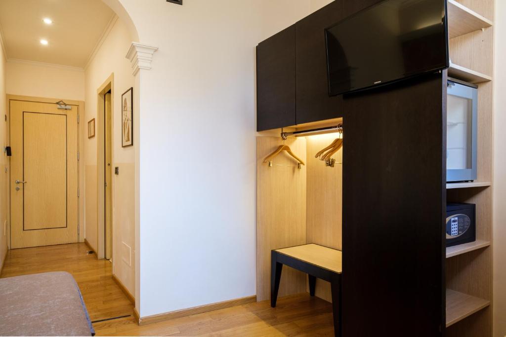 Kuchyň nebo kuchyňský kout v ubytování Hotel Touring