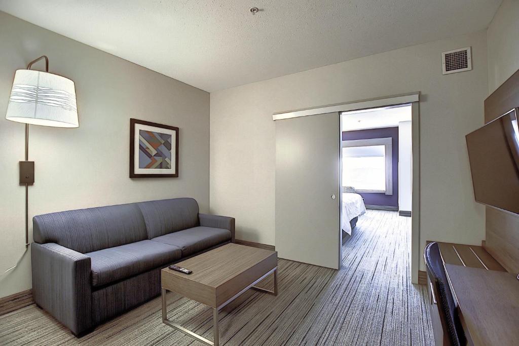 Posezení v ubytování Holiday Inn Express Airport Calgary by IHG