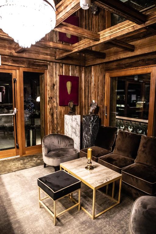Posezení v ubytování Art Hotel Grivola