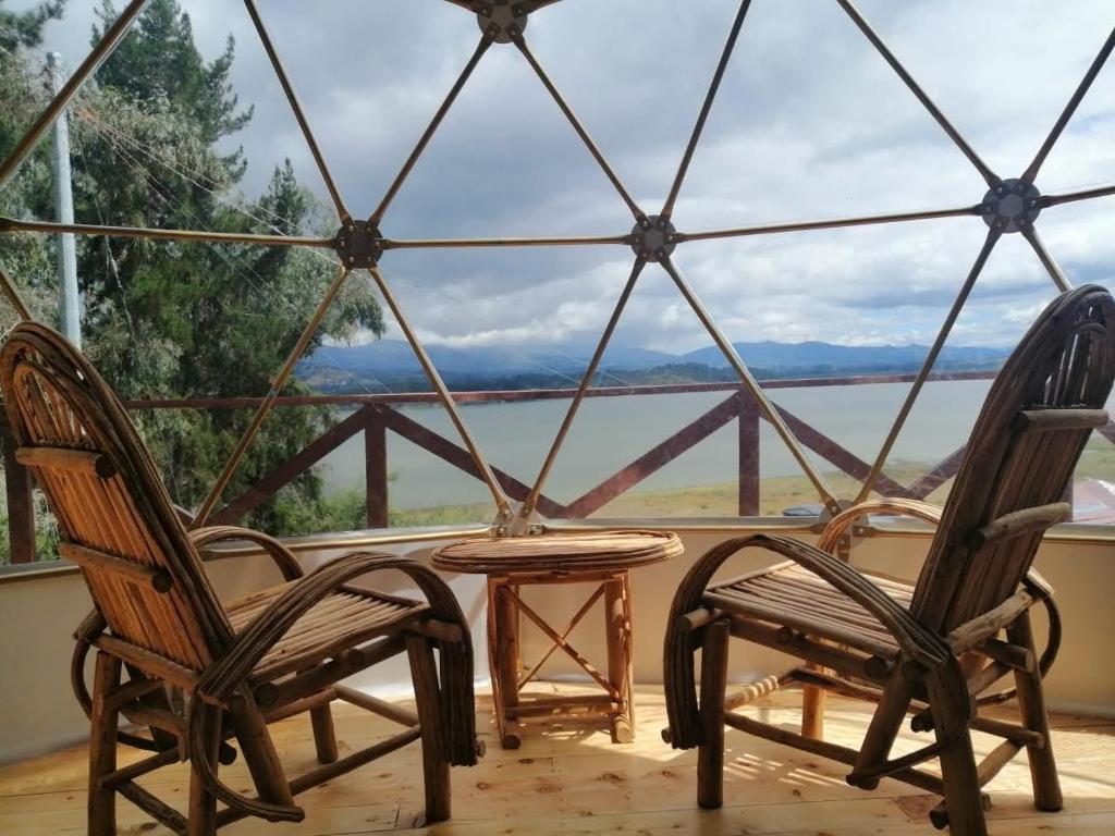 Příroda nedaleko luxury tent