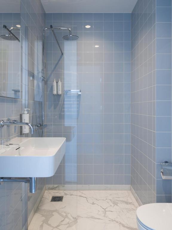 Koupelna v ubytování Hotel 171