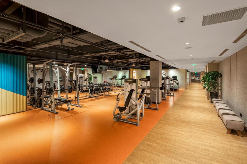 Fitness centrum a/nebo fitness zařízení v ubytování YaTi by Artyzen Hongqiao Shanghai - Korean Street
