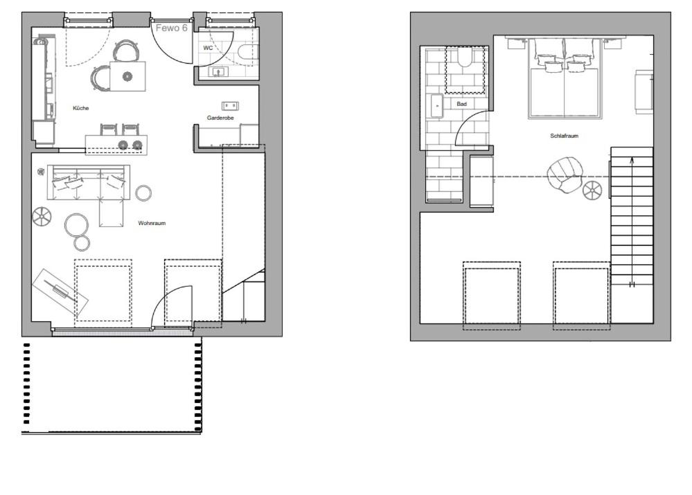 Půdorys ubytování Hecklers Seepanorama Appartements