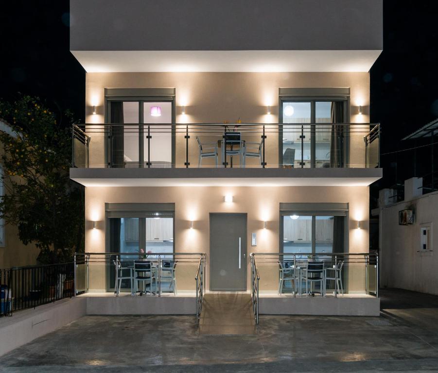 Balkón nebo terasa v ubytování KIPOI APARTMENTS