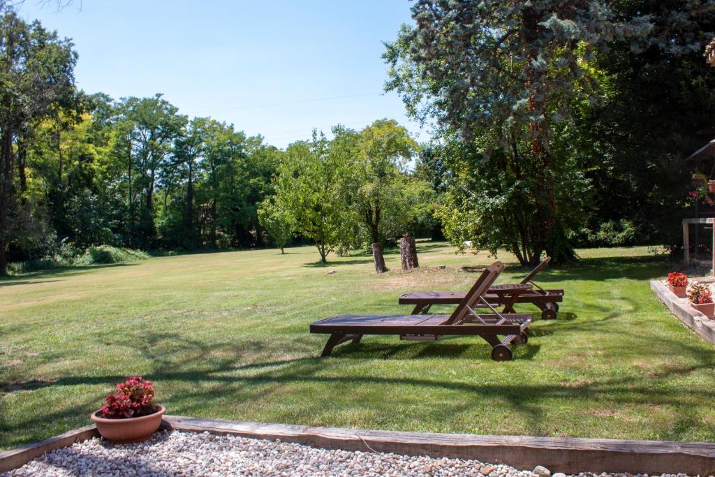 Zahrada ubytování B&B Casa Manuela