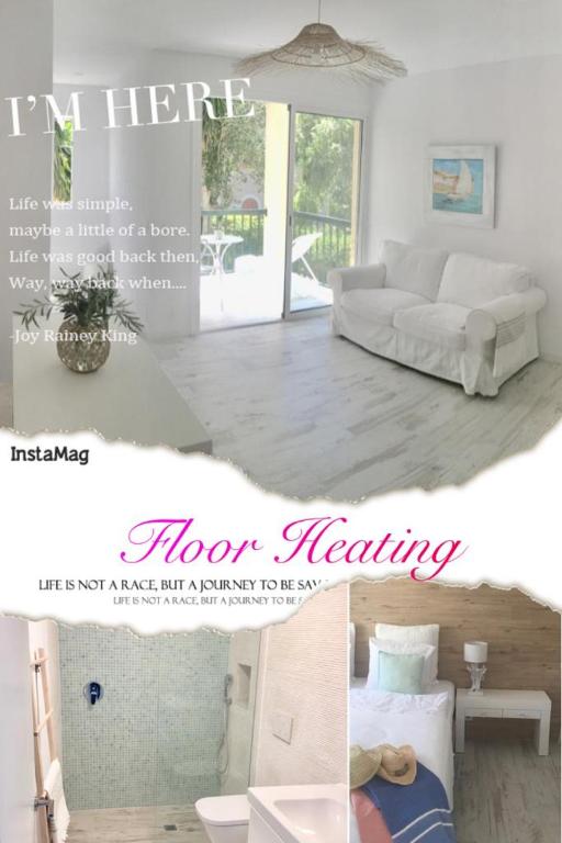 Ein Bett oder Betten in einem Zimmer der Unterkunft Apartment BEACH & RELAX