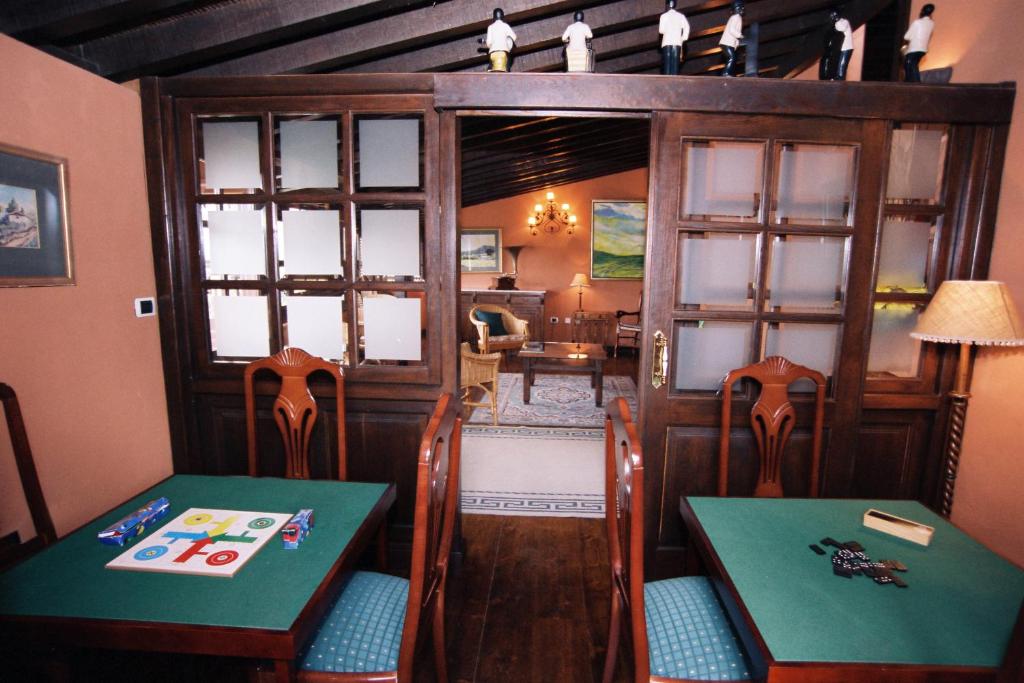 Reštaurácia alebo iné gastronomické zariadenie v ubytovaní Hotel Rural Finca Salamanca