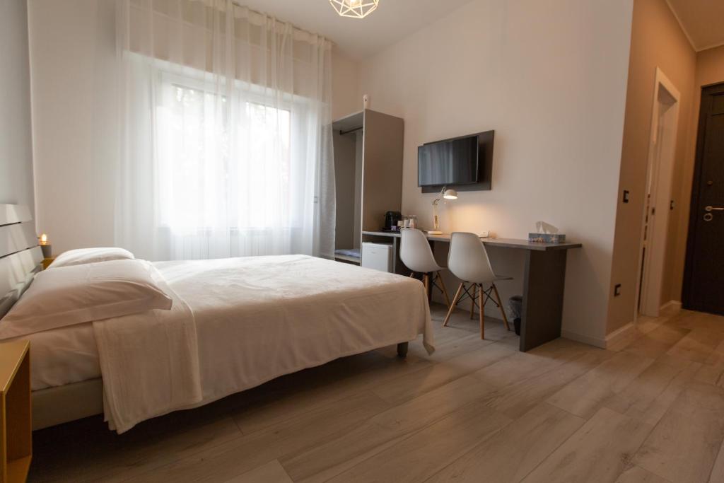 Postel nebo postele na pokoji v ubytování Relax nel Verde
