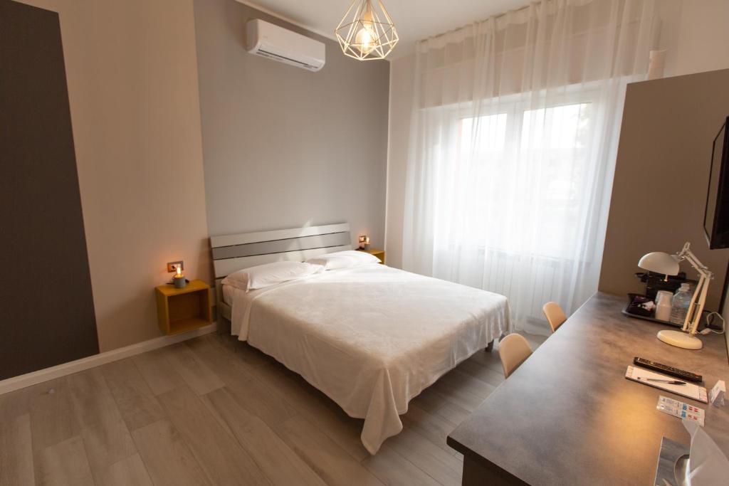 Postel nebo postele na pokoji v ubytování Relax nel Verde