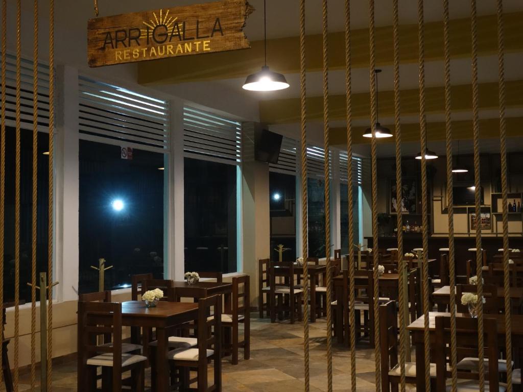 Restaurace v ubytování Hotel Las Vias