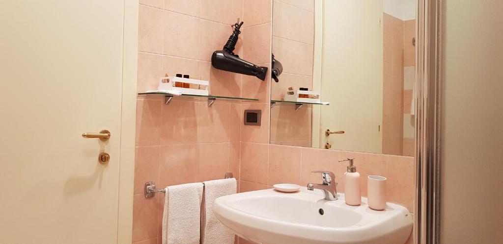 Koupelna v ubytování La Regibussa - Hotel Ristorante