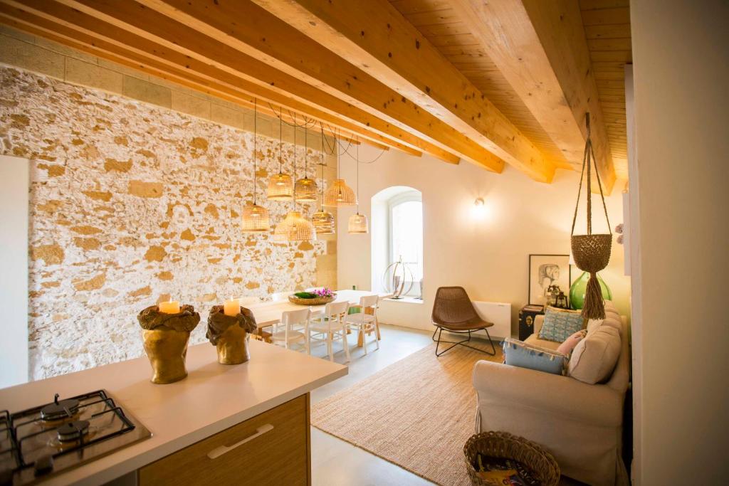 Posezení v ubytování B&B Attico Taranto