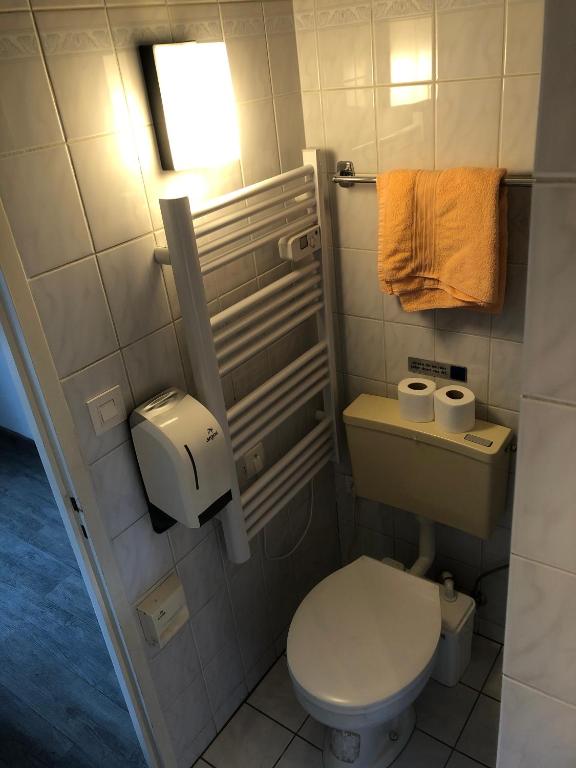Koupelna v ubytování Appartement à l'ange