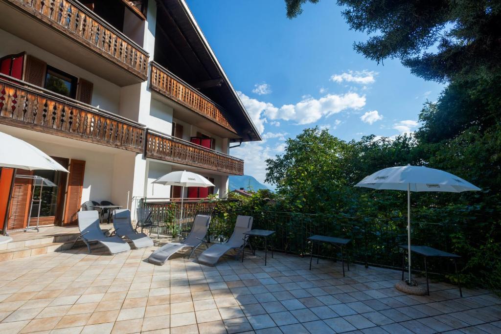 Balkón alebo terasa v ubytovaní Hotel Marlingerhof