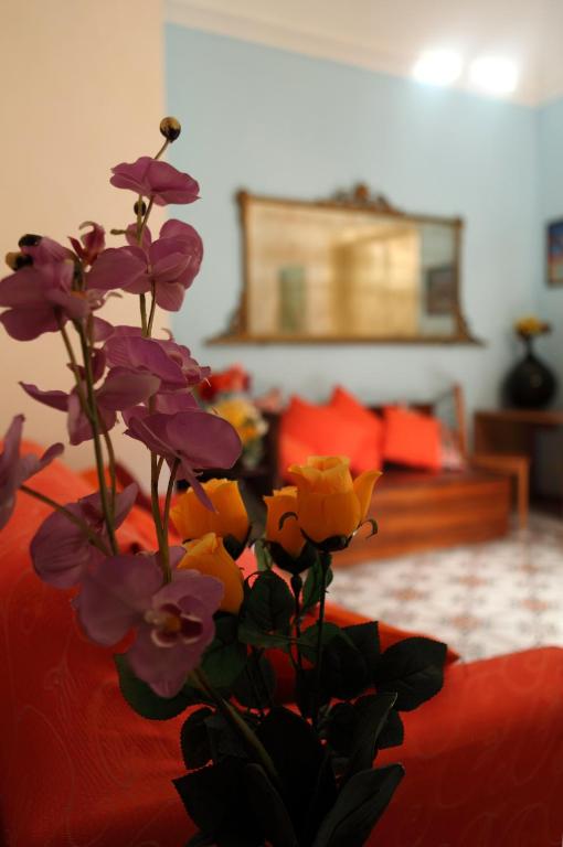 Χώρος καθιστικού στο B&B Favignana