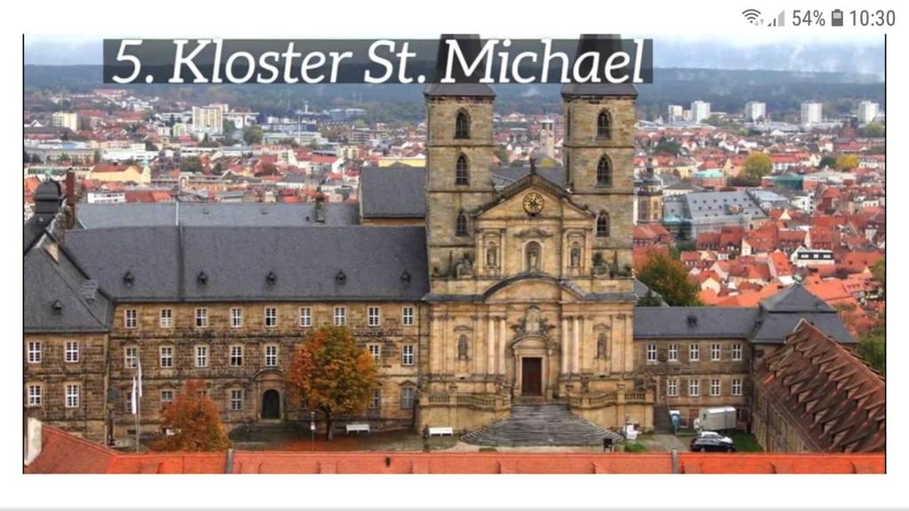 Nespecifikovaný výhled na destinaci Bamberg nebo výhled na město při pohledu z penzionu