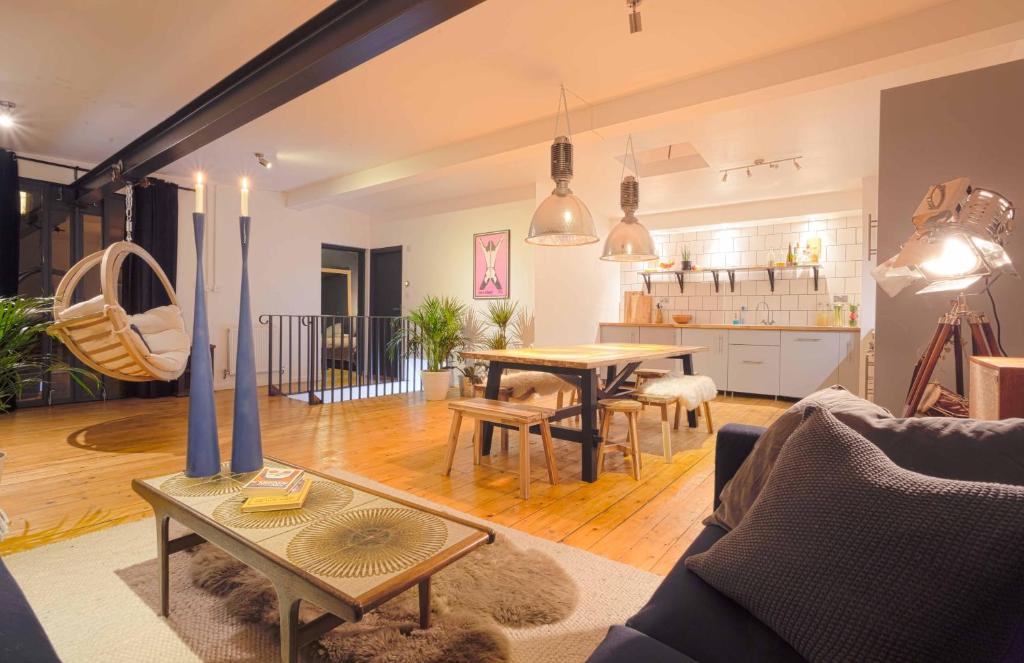 Istumisnurk majutusasutuses The Composer Loft