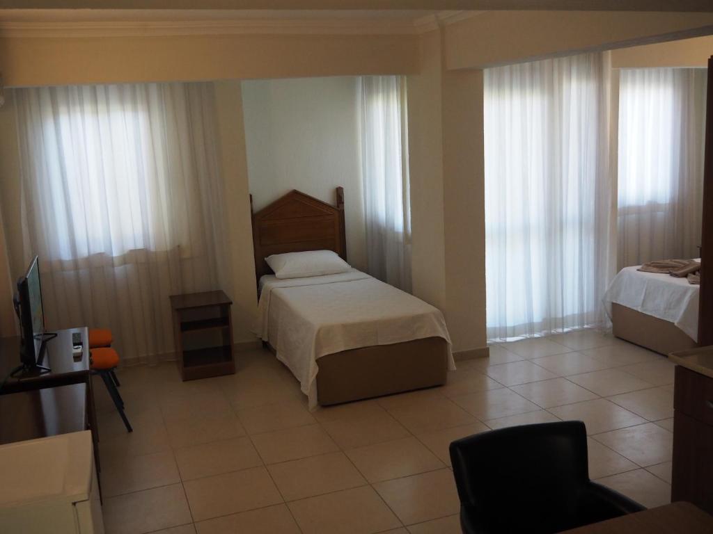 Postel nebo postele na pokoji v ubytování Mucize Termal Spa