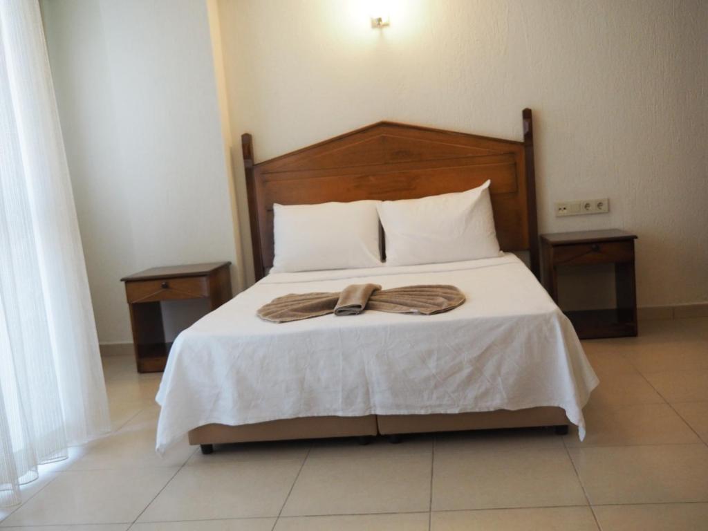 Postel nebo postele na pokoji v ubytování Mucize Termal Spa