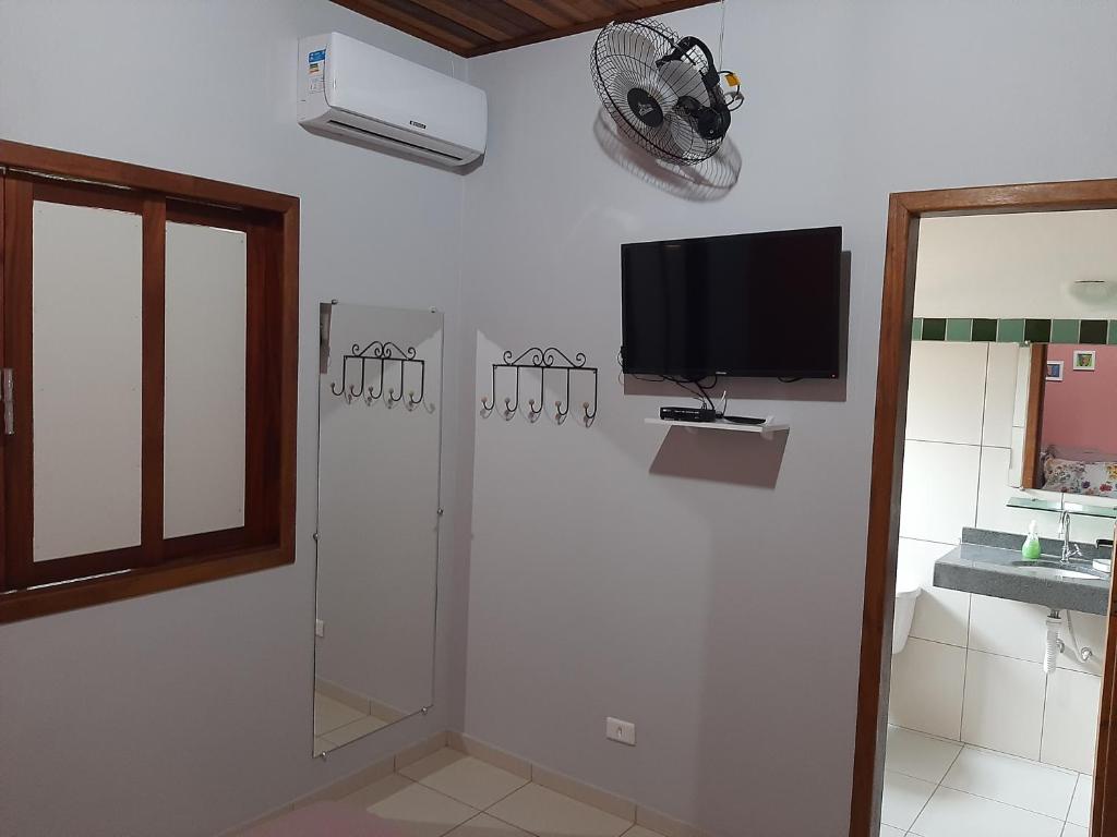 TV a/nebo společenská místnost v ubytování Amed Rooms