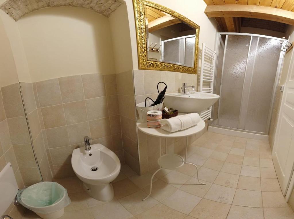 Koupelna v ubytování Residenza delle Grazie