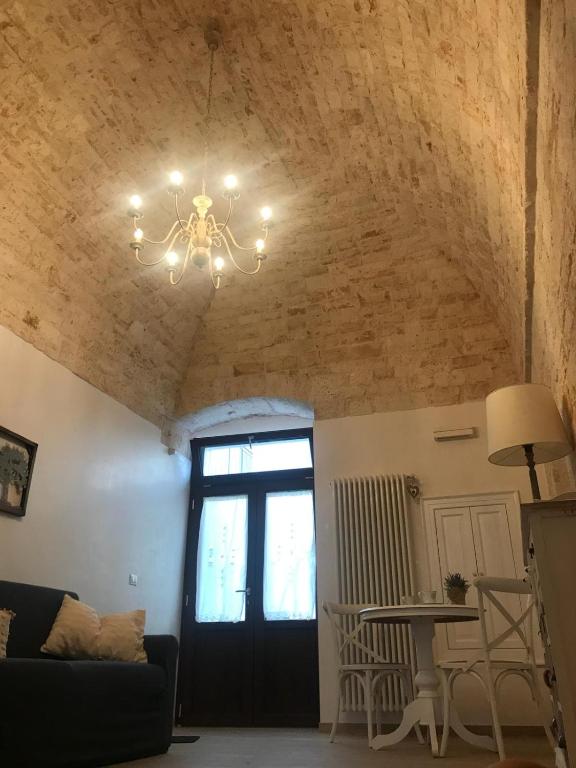 Część wypoczynkowa w obiekcie Nido di pietra-dimora in centro