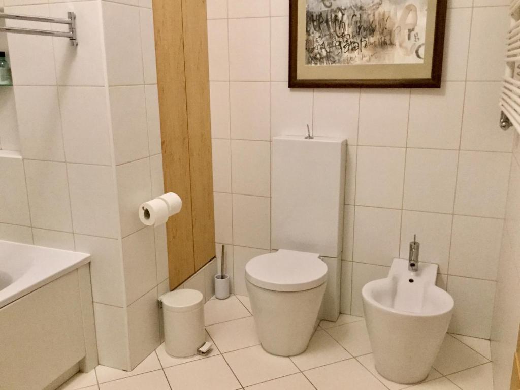 Kúpeľňa v ubytovaní Silent Apartment Center