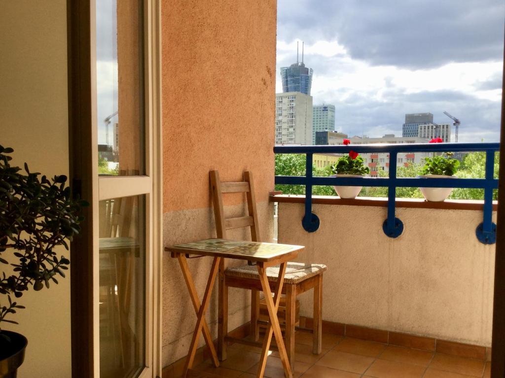 Balkón alebo terasa v ubytovaní Silent Apartment Center