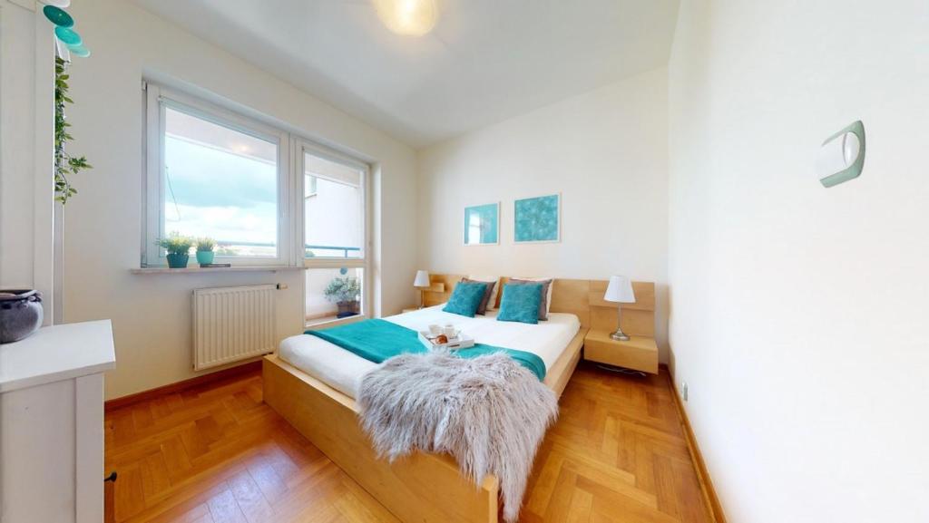 Posteľ alebo postele v izbe v ubytovaní Silent Apartment Center