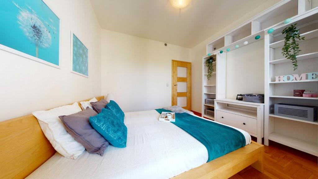 Posteľ alebo postele v izbe v ubytovaní Silent Apartment Center